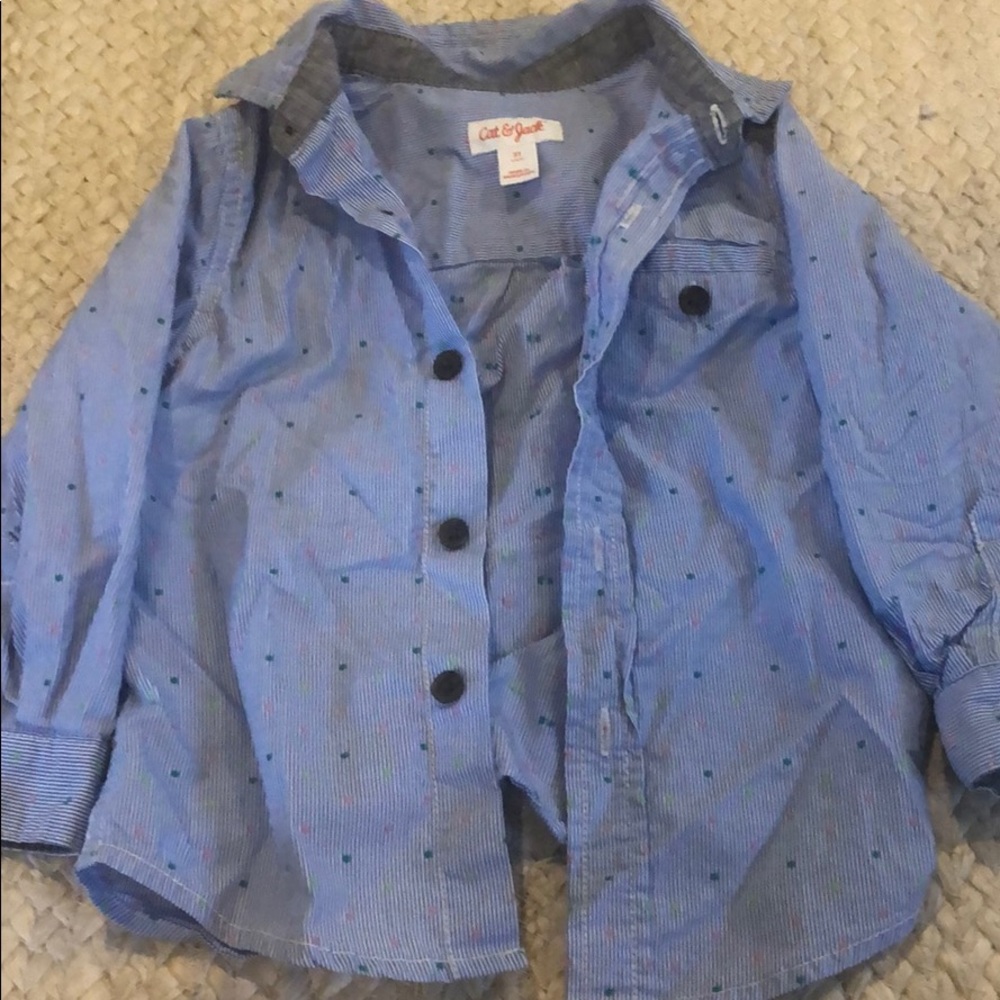 Cat and jack button down